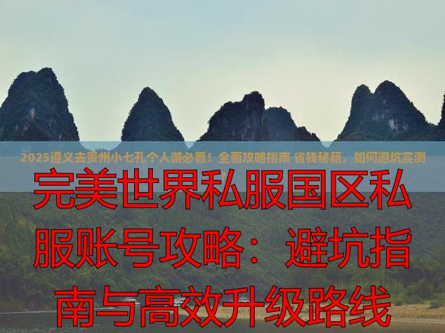 完美世界私服国区私服账号攻略：避坑指南与高效升级路线